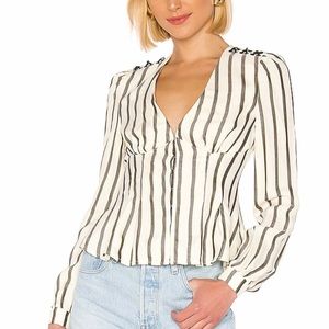 House of Harlow X Revolve blouse new with tags. M